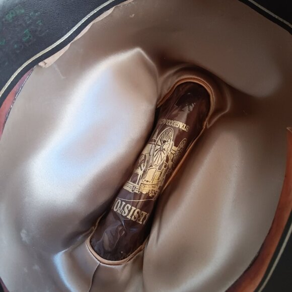 Men's sz 7 Vintage Resistol Stagecoach 1970's Cowboy Hat Western Rancher 1978 - Picture 12 of 14